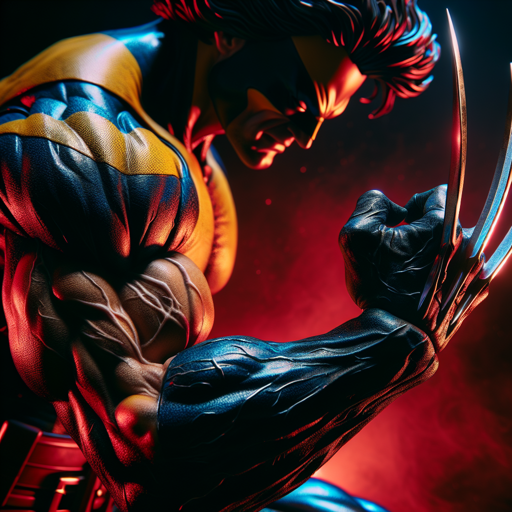 Marvel's Wolverine adamantium claws close-up